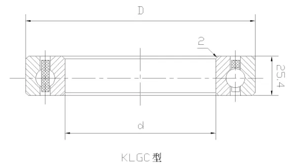 KLGC深沟球等截面薄壁轴承 KLGC深沟球等截面薄壁轴承