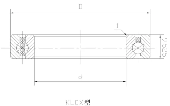 KLCX四点接触球等截面薄壁轴承 KLCX四点接触球等截面薄壁轴承